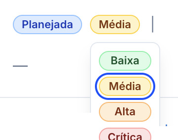 Mudar prioridade